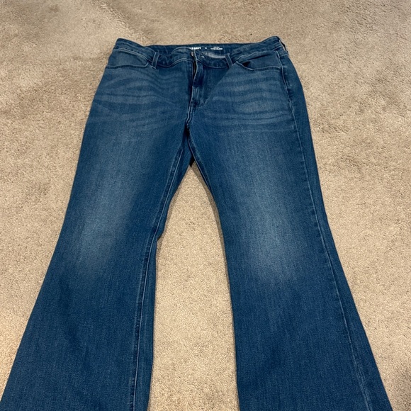 Old Navy Denim - Old Navy Dark Blue Flare Jeans